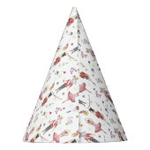 名前をカスタムするくるみクラッカーバレエバレリーナクリスマス パーティーハット (裏面)