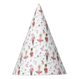 名前をカスタムするくるみクラッカーバレエバレリーナクリスマス パーティーハット