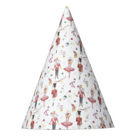 名前をカスタムするくるみクラッカーバレエバレリーナクリスマス パーティーハット