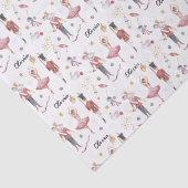 名前をカスタムするくるみクラッカーバレエバレリーナクリスマス 薄葉紙 (詳細)