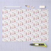 名前をカスタムするくるみクラッカーバレエバレリーナクリスマス 薄葉紙 (クラフト)