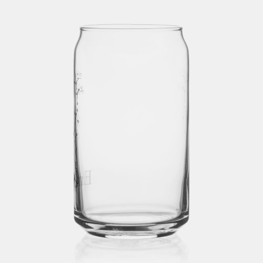 名前をカスタムするさくらんぼブロッサムマーチ誕生花 ガラス缶 (左)