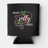 名前をカスタムするすてきジュースクリスマス応援ビール 缶クーラー (正面)
