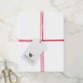 名前をカスタムするつる製品ラベル包装 ギフトタグ (より糸付き)