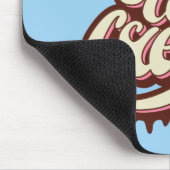 名前をカスタムするとカラーアイスクリームマウスパッド マウスパッド (コーナー)