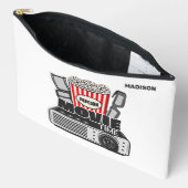 名前をカスタムするとカラームービー時間 アクセサリーポーチ (見開き)