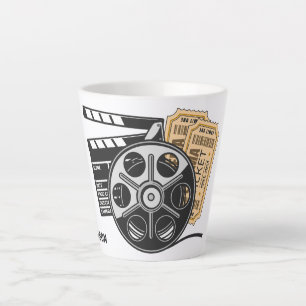 名前をカスタムするとカラームービー カフェラテマグ