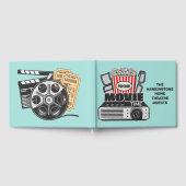 名前をカスタムするとカラームービー ゲストブック (全面)