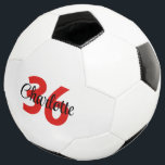 名前をカスタムするとジャージーのナンバーキッズ サッカーボール<br><div class="desc">あなたのお気に入りのサッカー選手はこのサッカーパーソナライズされたボールを愛する。選手カスタマイズ名と選手の番号と。このカスタムサッカーボールは素晴らしクリスマスや誕生日、その他の特別な機会に贈る。</div>