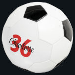 名前をカスタムするとジャージーのナンバーキッズ サッカーボール<br><div class="desc">あなたのお気に入りのサッカー選手はこのサッカーパーソナライズされたボールを愛する。選手カスタマイズ名と選手の番号と。このカスタムサッカーボールは素晴らしクリスマスや誕生日、その他の特別な機会に贈る。</div>