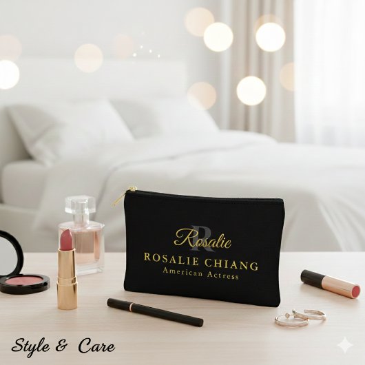 名前をカスタムするとタイトルとモノグラム – アクセサリーポーチ