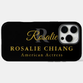 名前をカスタムするとタイトル(モノグラム) Case-Mate iPhoneケース (裏面 (横))