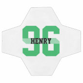 名前をカスタムするとナンバークールグモダンリーン サッカーボール (フラット)