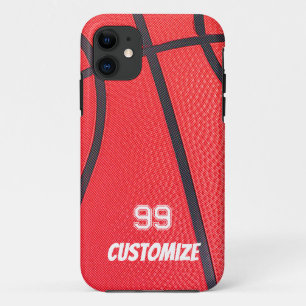 名前をカスタムするとナンバーバスケットボール iPhone 11 ケース