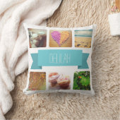 名前をカスタムするとフォトインスタグラム クッション (ブランケット)