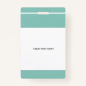 名前をカスタムするとフォトスクールの学生ID バッジ (裏面)