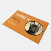 名前をカスタムするとフォトドッグ ドアマット (アングル)