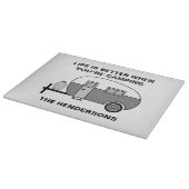 名前をカスタムするとフレーズかわいいキャンパーキャンプ カッティングボード (角)