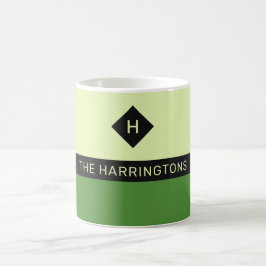 名前をカスタムするとモノグラムマグ コーヒーマグカップ