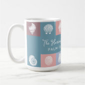 名前をカスタムするとロケーションの船首模様 コーヒーマグカップ (左)