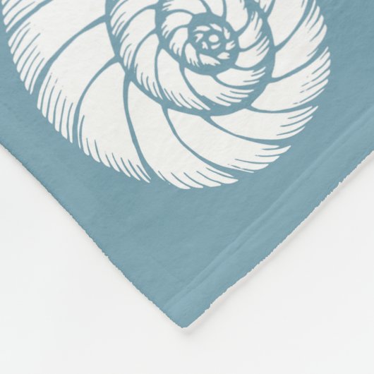 名前をカスタムするとロケーションの船首模様 フリースブランケット (角)