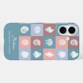 名前をカスタムするとロケーションの船首模様 Case-Mate iPhoneケース (裏面 (横))