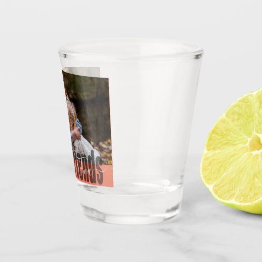 名前をカスタムすると写真の友だち ショットグラス (右)