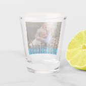 名前をカスタムすると写真の友だち ショットグラス (裏面)