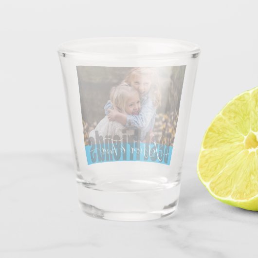 名前をカスタムすると写真の友だち ショットグラス (裏面)