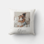 名前をカスタムすると写真 | 贈パーソナライズされた物 クッション (正面)