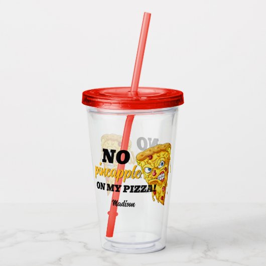 名前をカスタムすると原料のピ怒ザ アクリルタンブラー (裏面)