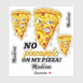 名前をカスタムすると原料のピ怒ザ シール (シート)