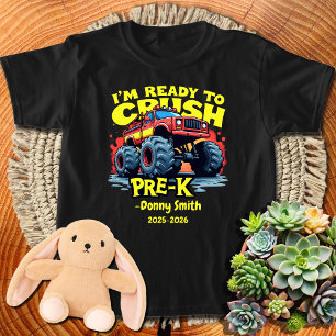 名前をカスタムすると学年新学期Pre-K Tシャツ