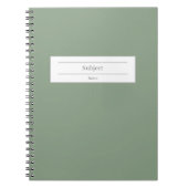 名前をカスタムすると学校のテーマのハードカバーノートブック ノートブック (正面)