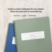 名前をカスタムすると学校のテーマのハードカバーノートブック ノートブック
