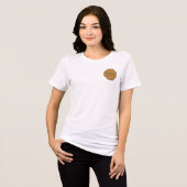 名前をカスタムすると役職タイトル印刷Tri-Blendティー トライブレンドTシャツ (正面全面)