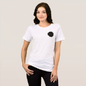 名前をカスタムすると役職タイトル印刷Tri-Blendティー トライブレンドＴシャツ (正面全面)