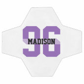 名前をカスタムすると数クール紫 サッカーボール (フラット)