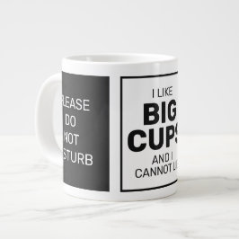 名前をカスタムすると文字のジャンボマグ ジャンボコーヒーマグカップ