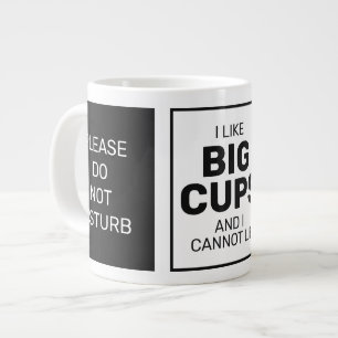 名前をカスタムすると文字のジャンボマグ ジャンボコーヒーマグカップ