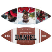 名前をカスタムすると文字写真記念ギフト アメリカンフットボール (パネル)