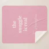 名前をカスタムすると文字 シェルパブランケット (正面(横))