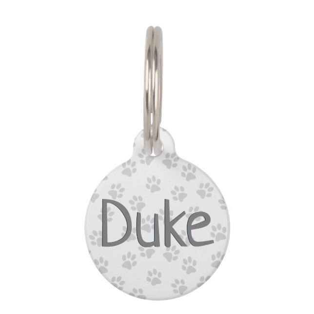 名前をカスタムすると電話番号のポー印刷IDペットタグ ペット　ネームタグ (正面)