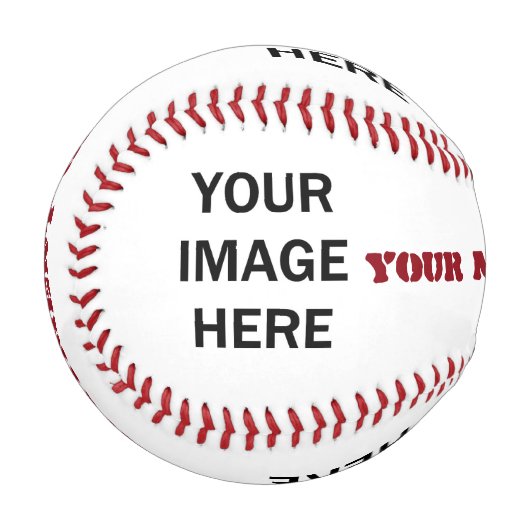 名前をカスタムすると4カスタム写真A03 野球ボール (正面左)