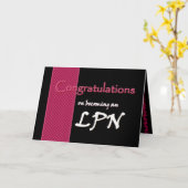 名前をカスタムするのお祝い- LPN カード (黄色い花)