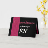 名前をカスタムするのお祝い- RN カード (黄色い花)