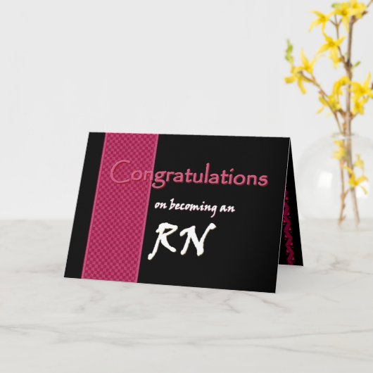 名前をカスタムするのお祝い- RN カード (黄色い花)