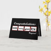 名前をカスタムするのお祝い- RN -正方形との… カード (黄色い花)