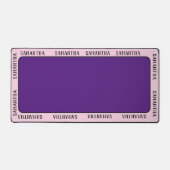 名前をカスタムするのまわりに全パーソナライズされた デスクマット (正面)