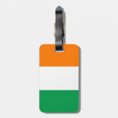 名前をカスタムするのアイルランド人の旗 ラゲッジタグ (裏面縦)